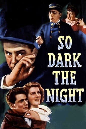 Movie poster for So Dark the Night