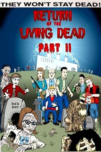 Movie poster for They Won't Stay Dead: A Look at 'Return of the Living Dead Part II'