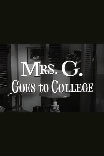 Movie poster for Mrs. G. Goes to College