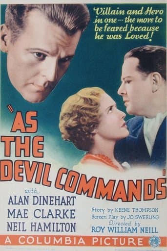Movie poster for As the Devil Commands