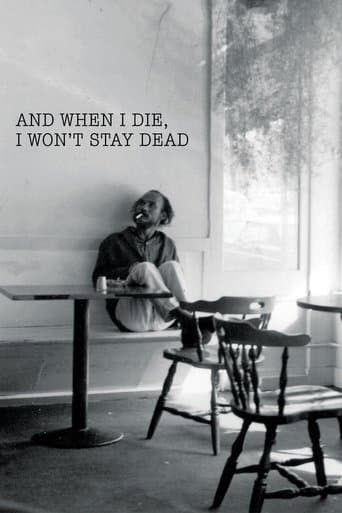 Movie poster for And When I Die, I Won't Stay Dead