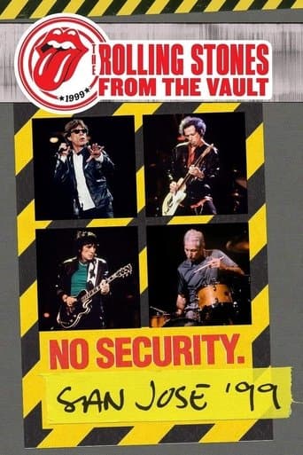 Movie poster for The Rolling Stones: From the Vault - No Security. San Jose ’99