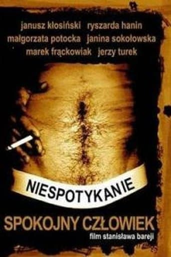 Movie poster for Niespotykanie spokojny człowiek