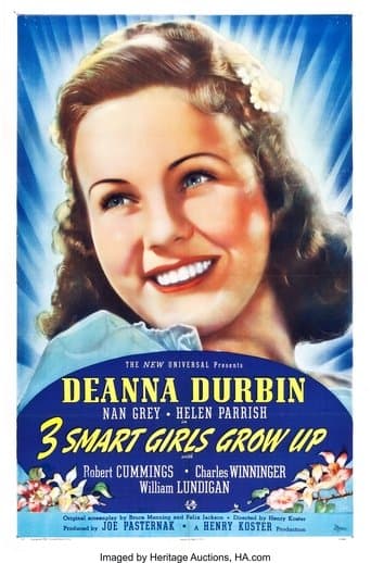 Movie poster for Three Smart Girls Grow Up