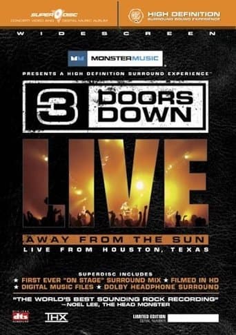 Movie poster for 3 Doors Down: Away from the Sun, Live from Houston, Texas