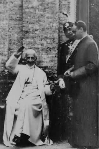 Movie poster for Pope Leo XIII Leaving Carriage and Being Ushered Into Garden, No. 104
