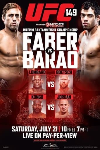 Movie poster for UFC 149: Faber vs. Barao