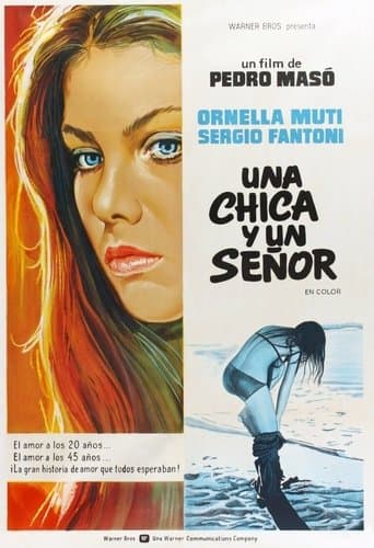 Movie poster for Una chica y un señor