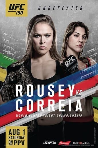 Movie poster for UFC 190: Rousey vs. Correia