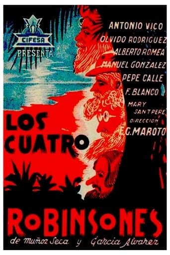 Movie poster for Los cuatro robinsones