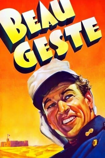Movie poster for Beau Geste