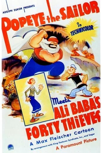 Movie poster for Popeye the Sailor Meets Ali Baba's Forty Thieves