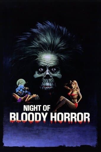 Movie poster for The Night of Bloody Horror
