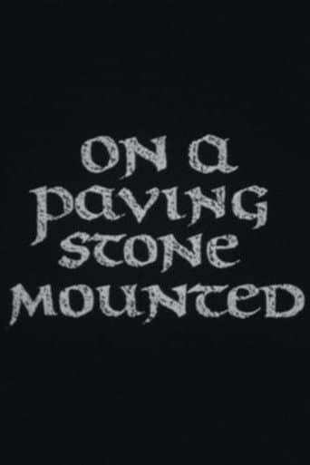 Movie poster for On a Paving Stone Mounted