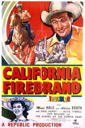 Movie poster for California Firebrand