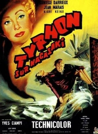 Movie poster for Typhoon Over Nagasaki