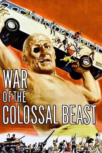 Movie poster for War of the Colossal Beast