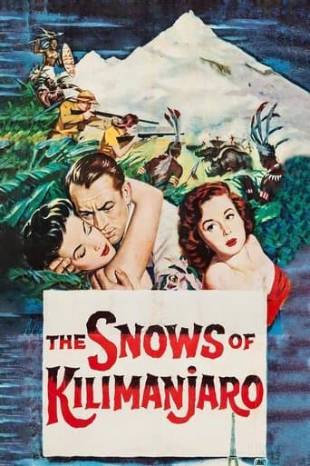 Movie poster for The Snows of Kilimanjaro