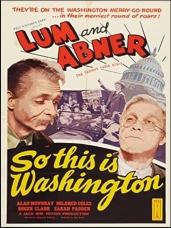 Movie poster for So This Is Washington
