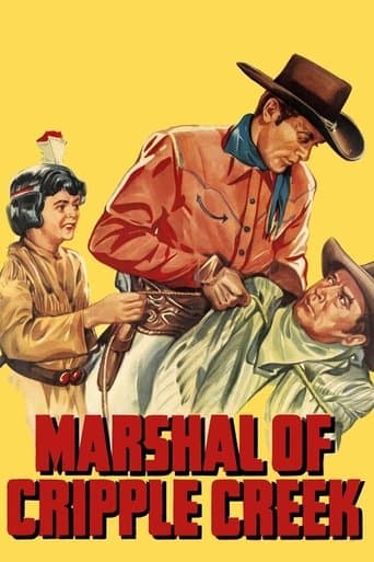 Movie poster for Marshal of Cripple Creek
