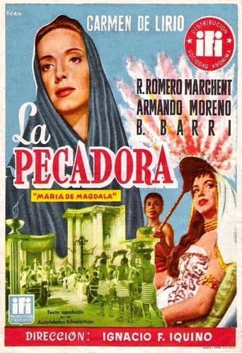 Movie poster for La pecadora