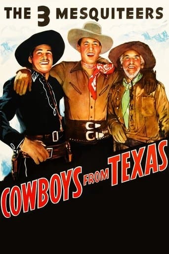 Movie poster for Cowboys from Texas