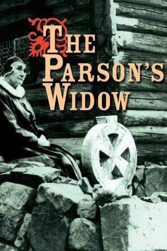 Movie poster for The Parson's Widow