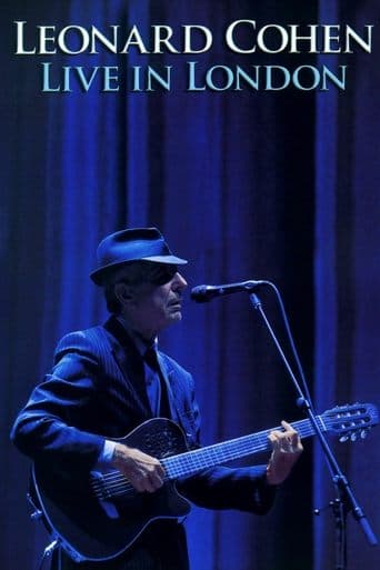 Movie poster for Leonard Cohen: Live in London