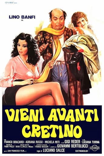 Movie poster for Vieni avanti cretino