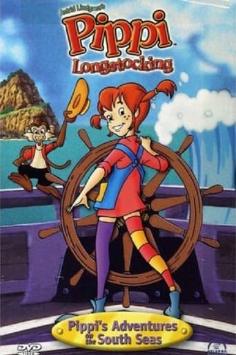 Movie poster for Pippi's Adventures on the South Seas