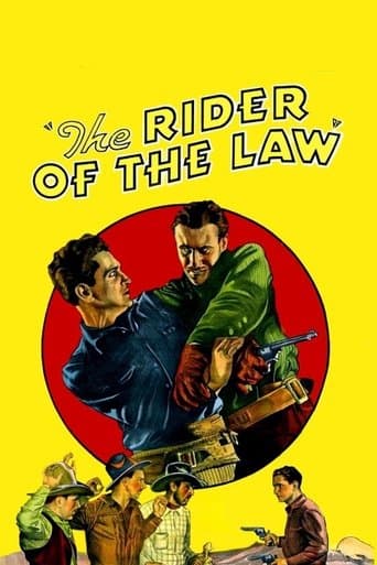 Movie poster for The Rider of the Law
