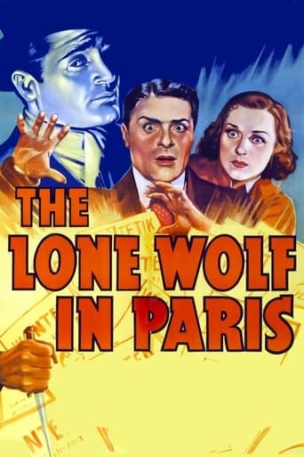 Movie poster for The Lone Wolf in Paris