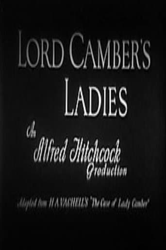 Movie poster for Lord Camber's Ladies