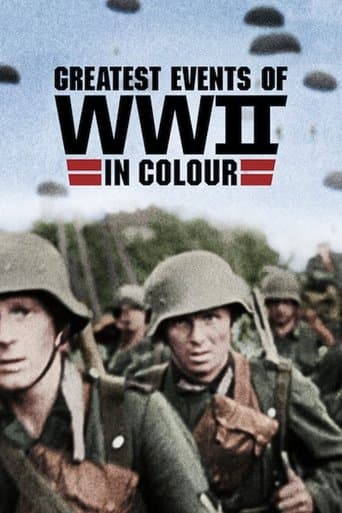Movie poster for Greatest Events of World War II in Colour
