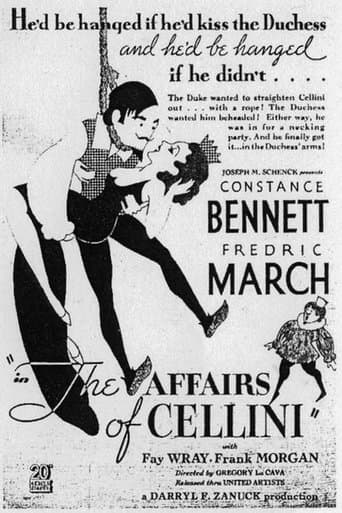 Movie poster for The Affairs of Cellini