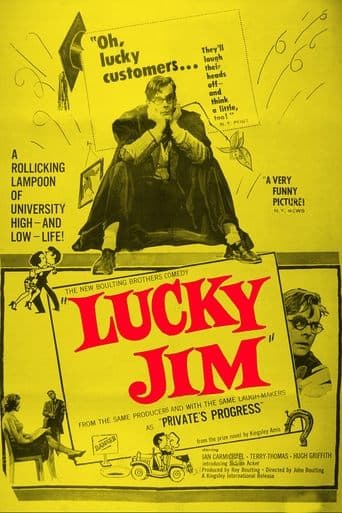 Movie poster for Lucky Jim