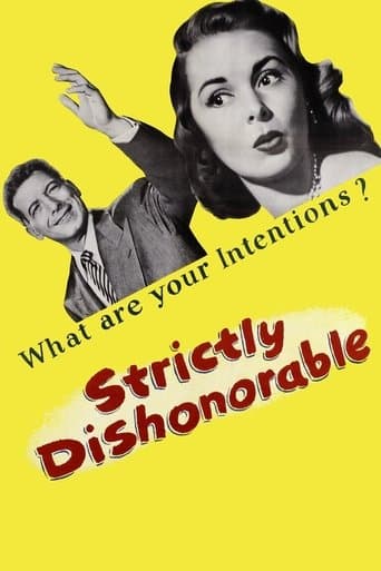 Movie poster for Strictly Dishonorable
