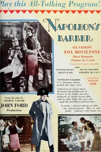 Movie poster for Napoleon's Barber
