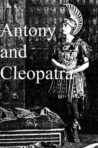 Movie poster for Antony and Cleopatra, a Love Story of the Noblest Roman and the Most Beautiful Egyptian