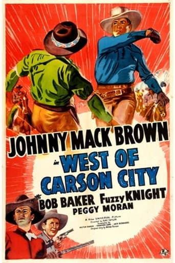 Movie poster for West of Carson City