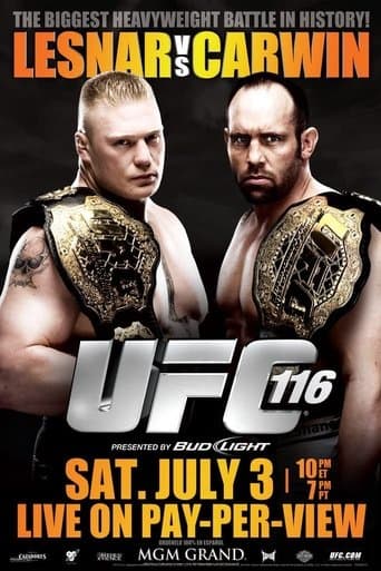 Movie poster for UFC 116: Lesnar vs. Carwin