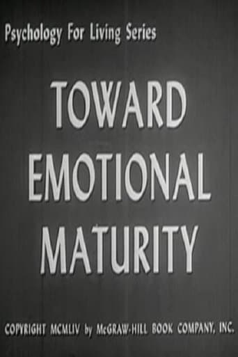 Movie poster for Toward Emotional Maturity