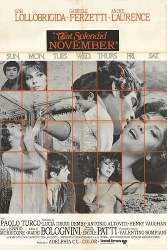 Movie poster for That Splendid November