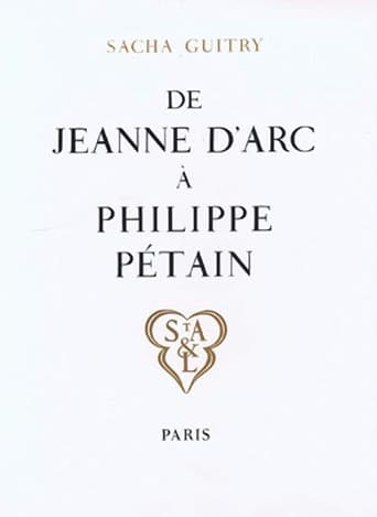 Movie poster for From Joan of Arc to Philippe Pétain