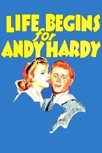 Movie poster for Life Begins for Andy Hardy