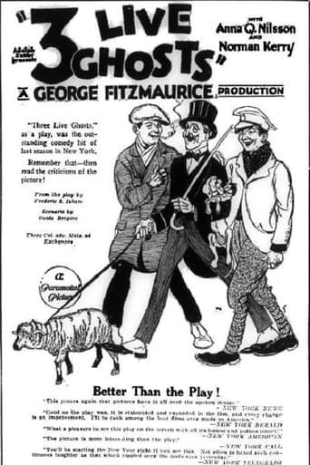 Movie poster for Three Live Ghosts