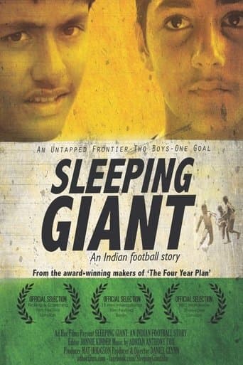 Movie poster for Sleeping Giant: An Indian Football Story