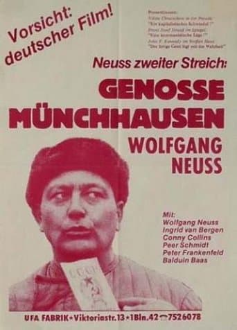 Movie poster for Genosse Münchhausen