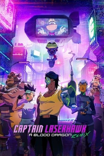 Movie poster for Captain Laserhawk: A Blood Dragon Remix