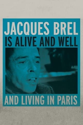 Movie poster for Jacques Brel Is Alive and Well and Living in Paris